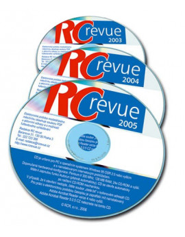 Komplet tří starších CD-ROM RC revue (do roku 2016)